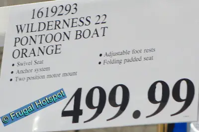 Classic Accessories Wilderness 9 Ft Fishing Pontoon Boat | Costco Price