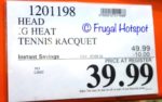 Head IG Heat Tennis Racquet. Costco Price