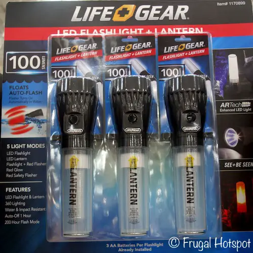 Life Gear Flashlight/Lantern 3-Pack at Costco