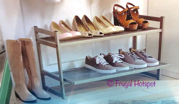 Organize It All Stackable Pull-Out Shoe Rack at Costco