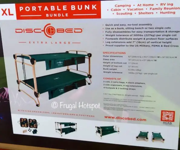 bunk bed cots costco