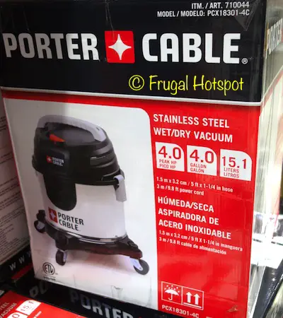 Porter Cable Wet/Dry Vacuum at Costco