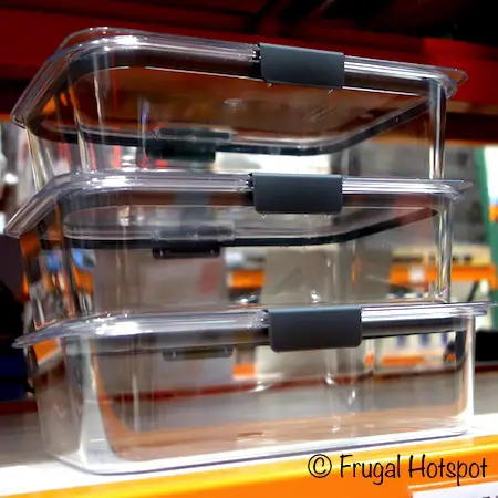 Rubbermaid Brilliance Food Storage Set 3-Pack at Costco Rubbermaid Brilliance Food Storage Set 3-Pack at Costco