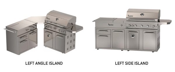 Arrangement Options for Signateur Island Grill with Smoker at Costco