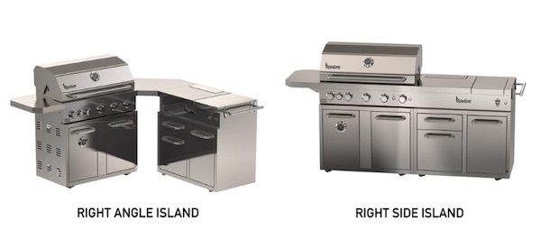 Arrangement Options for Signateur Island Grill with Smoker at Costco