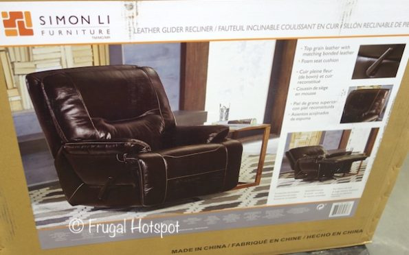 Simon Li Leather Recliner at Costco