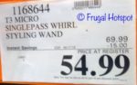 Costco Sale Price: T3 Professional SinglePass Whirl Styling Wand