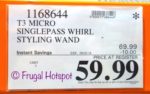 Costco Sale Price: T3 Professional SinglePass Whirl Styling Wand