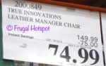 Costco Price: True Innovations Leather Manager Chair