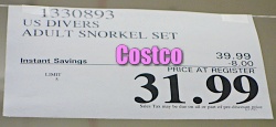 US Divers Adult Snorkel Set | Costco Sale Price