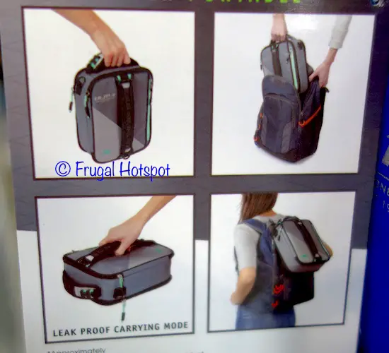 4 different ways to carry Artic Zone Ultra Expandable Lunch Box at Costco