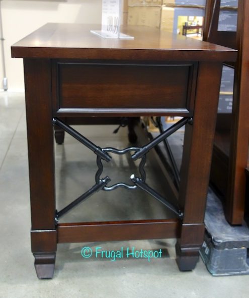 Side view of Well Universal 54" Writing Desk at Costco
