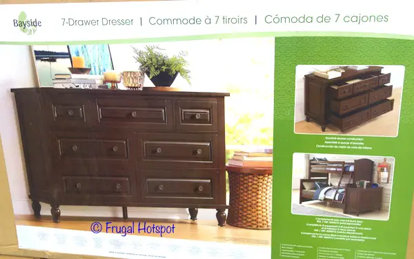 Bayside Furnishings 7-Drawer Dresser at Costco Bayside Furnishings 7-Drawer Dresser at Costco
