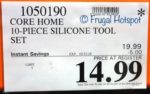 Core Home 10-Piece Silicone Tool Set | Costco Sale Price