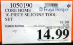 Core Home 10-Piece Silicone Tool Set | Costco Sale Price Core Home 10-Piece Silicone Tool Set | Costco Sale Price