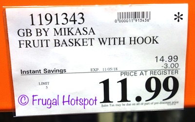 Gourmet Basics by Mikasa Convertible Fruit Basket | Costco Sale Price 