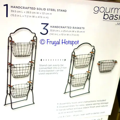 Gourmet Basics by Mikasa Harbor 3-Tier Market Baskets at Costco