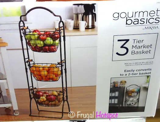 Gourmet Basics by Mikasa Harbor 3-Tier Market Baskets at Costco