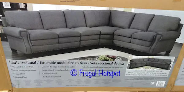 Gray Fabric Sectional at Costco