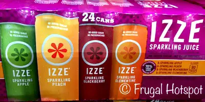 IZZE Sparkling Juice 24/8.4 oz at Costco