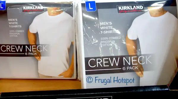 Kirkland Signature Men's Crew Neck Tee 6-Pack at Costco