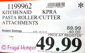 Costco Sale Kitchenaid 3 Pc Stand Mixer Attachments 49 99