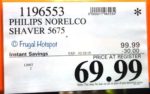 Costco Sale Price: Philips Norelco Shaver 5675