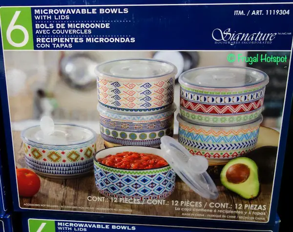 Signature Housewares 6 Serving Bowls Costco