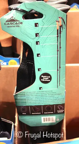 Cascade Mountain Tech Carbon Fiber Quick Lock Trekking Poles at Costco