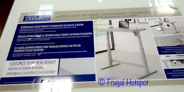 Tresanti Adjustable Height Desk at Costco