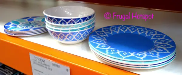 12-Piece Melamine Dinnerware Set at Costco