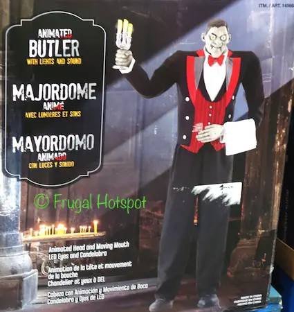 83-Inch Animated Halloween Butler with LED Lights and Sound at Costco