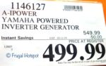 Costco Sale Price: A-iPower Yamaha Powered Inverter Generator