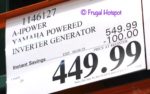 A-iPower Yamaha Powered Inverter Generator Costco Sale Price