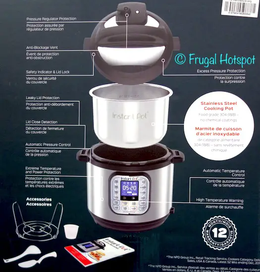 Instant Pot Nova Plus 6-Quart 9-in-1 Multi-Use Programmable Pressure Cooker at Costco