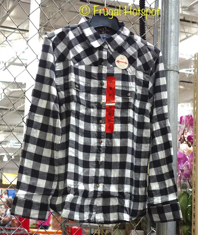 Jachs Girlfriend Ladies Flannel Shirt at Costco