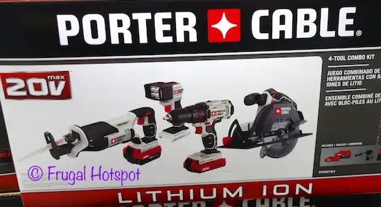 Porter Cable 4-Tool Combo Kit at Costco