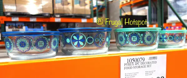 Pyrex Simply Store 8-Piece Decorated Glass Food Storage Set at Costco