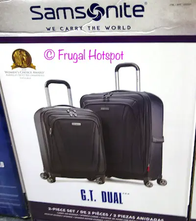 Samsonite GT Dual 2-Piece Softside Luggage Set at Costco