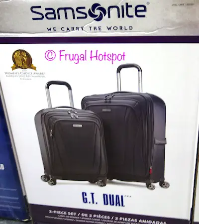 Samsonite GT Dual 2-Piece Softside Luggage Set at Costco Samsonite GT Dual 2-Piece Softside Luggage Set at Costco