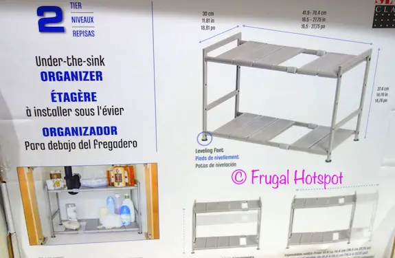 Seville Classics 2-Tier Under-the-Sink Organizer at Costco