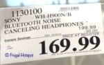 Costco Sale Price: Sony h.ear on 2 Premium Noise Canceling Headphones 