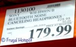 Costco Sale Price of Sony h.ear on 2 Premium Noise Canceling Headphones $179.99