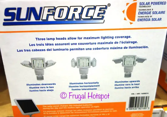 Sunforce Solar Motion Security Light at Costco Sunforce Solar Motion Security Light at Costco
