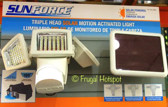 Sunforce Solar Motion Security Light at Costco Sunforce Solar Motion Security Light at Costco
