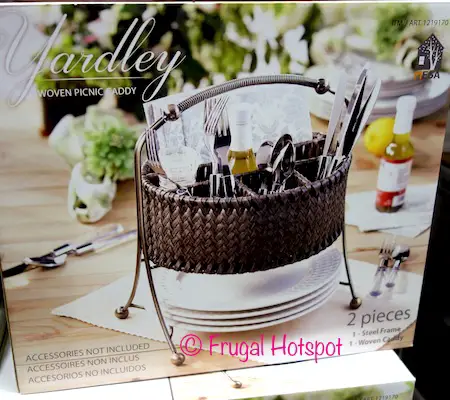 Mesa Yardley Woven Picnic Caddy at Costco