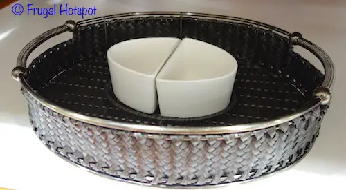 Mesa Yardley Woven 3-Piece Chip and Dip Tray at Costco