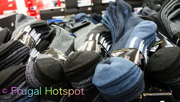 Adidas Men's High Quarter Socks | Costco Display