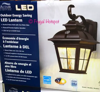 Altair Lighting Outdoor Energy Saving LED Lantern at Costco