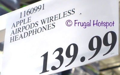 Costco: Apple AirPods Wireless Headphones $139.99 | Frugal Hotspot